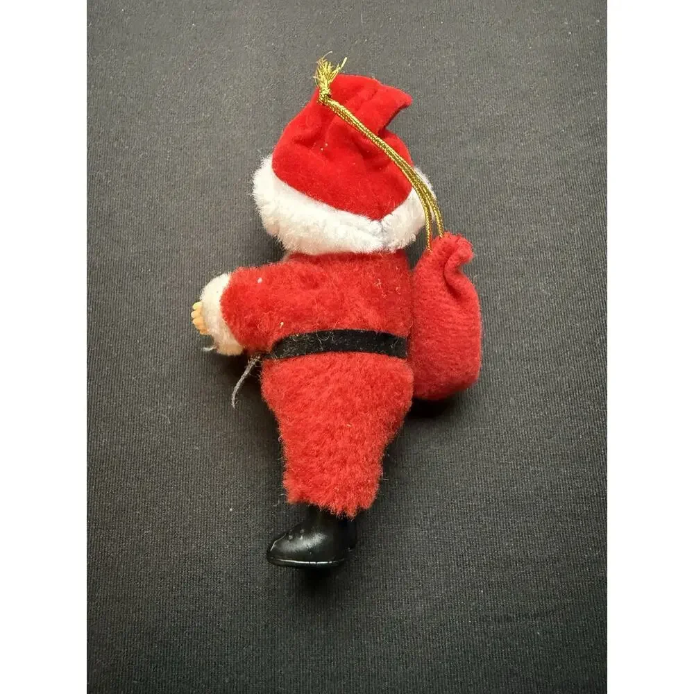 Vintage Made In Korea Santa Claus Ornament - 5 Inches